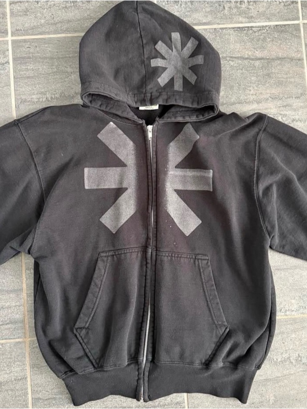 RARE Red Hot Chili Peppers Black Zip-Up Hoodie